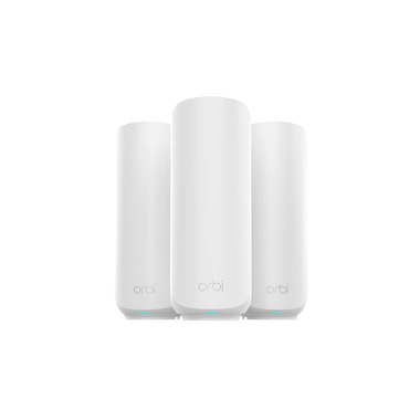 Netgear Satellite Mesh Orbi 372 Dual-Band WiFi 7, confezione da 2, bianco