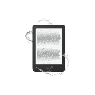 tolino eReader shine color black