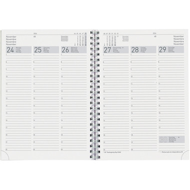 BIELLA Agenda Terminia Wire-O 2026 817536000026U 1S/2P Cylar ML 14.5x20.5cm