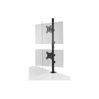 Kensington Braccio doppio per monitor verticale fino a 9 kg – Nero