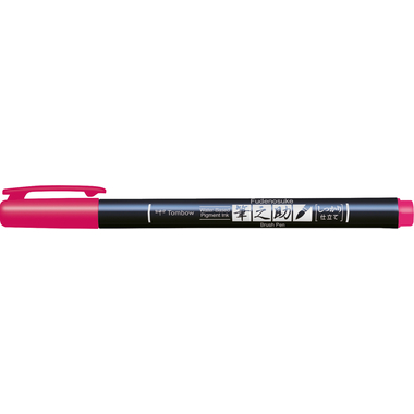 TOMBOW Kalligraphie Stift Hard WS-BH22 Fudenosuke, pink