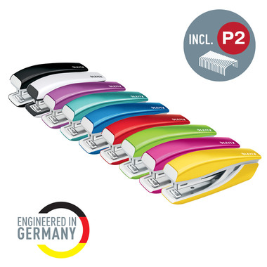 LEITZ Mini-Heftgerät NEXXt WOW 5528 5528-10-26 rot 10 Blatt
