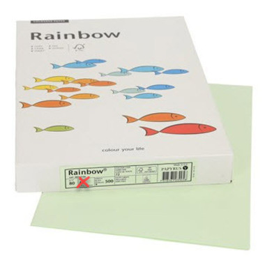 RAINBOW Papier hellgrün/72 A3 88042588 FSC, 80g 500 Blatt