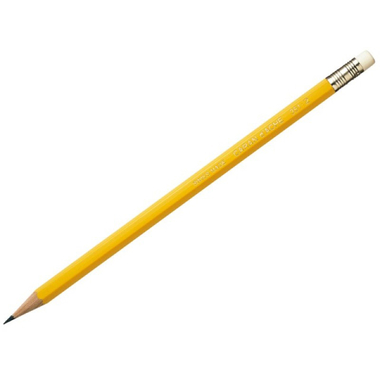 CARAN D'ACHE Crayon HB 351.272 jaune, avec gomme