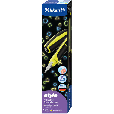 PELIKAN Füllhalter Style M 939850 neon gelb