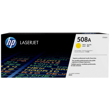 HP Cartouche toner 508A yellow CF362A CLJ Enterprise M552 5000 p.