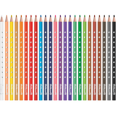 PELIKAN Crayons de couleur Silverino 700665 24 couleurs