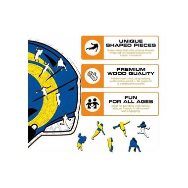 Iconic Puzzle Holz-Puzzle NFL – Los Angeles Rams S, 150 Teile