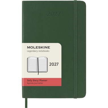 MOLESKINE Agenda Classic Pocket 2027 DSK1512DC2Y27 1J/1P vert myrte SC 9x14cm