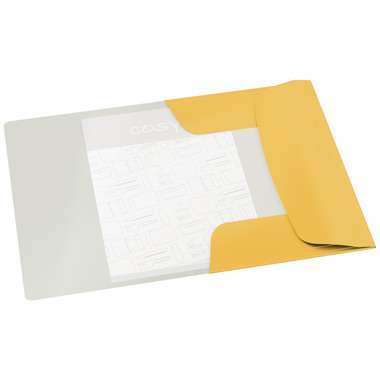 LEITZ Pochettes à élast. Cosy A4 3002-00-19 jaune, carton