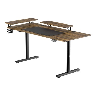 Ultradesk Gaming Tisch Higlander XXL Braun