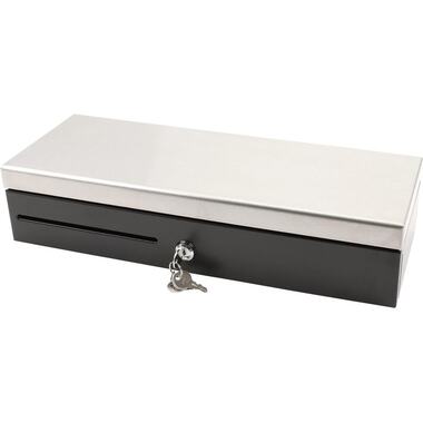 Cassetto per cassa Olympia HS-170S Nero/Acciaio inossidabile