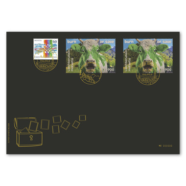 Special cover Crypto Stamp CHLI 3.0, Joint issue