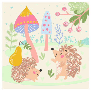 URSUS Images magiques à gratter 24560003F Amis de la forêt, 21x21cm