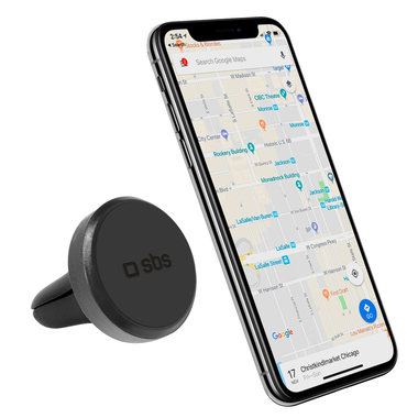 Supporto universale da auto con clip per bocchetta d’areazione, aggancio magnetico