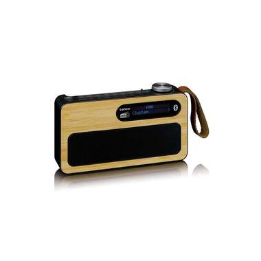 Lenco Radio DAB+ PDR-040 Bambou/Noir
