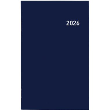 BIELLA Agenda Pratique 2026 824370050026U 1S/1P bleu ML 8.7x13.6cm