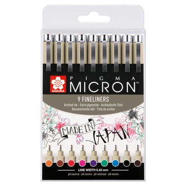 SAKURA Pigma Micron 05 Set POXSDK059 9 Stück
