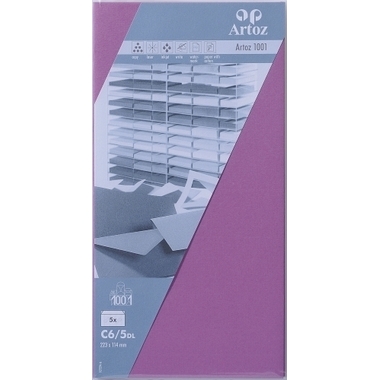 ARTOZ Enveloppes 1001 C6/5 107294182 100g, holunder 5 pcs.