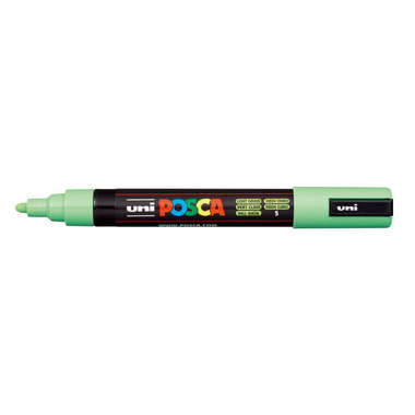 UNI-BALL Posca Marker 1,8-2,5mm PC5M L.GREEN hellgrün, Rundspitze