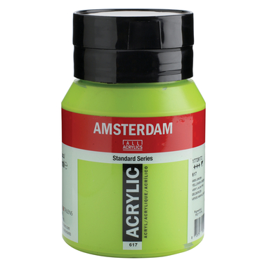 AMSTERDAM Acrylfarbe 500ml 17726172 gelbgrün 617