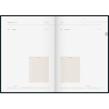 RIDOIDE Agenda Design Line 2027 7028507037.27 1T/1S Monstera DE 14.8x21cm