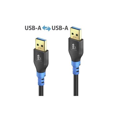 PureLink FlexInstall Câble USB 3.0 Premium USB-A - USB-A 3 m