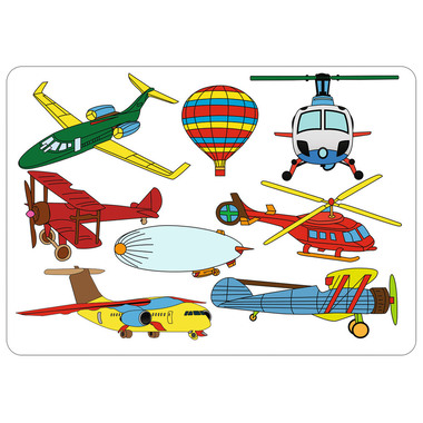 URSUS Schablonen Set 2 Cars 44100002 26.8x18.9x0.2cm 6 Stück