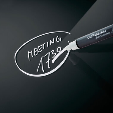 SIGEL Kreidemarker 50 1-5mm BA184 weiss,abwischbar 2 Stück