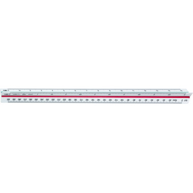 LINEX Règle triangulaire 30cm 94700L blanc/coloré