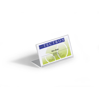 DURABLE Targhetta tavola L 100x52mm 805519 10 pezzi