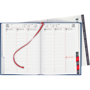 BIELLA Agenda Orario 2026 809301050026U 1S/2P blu ML 17.8x23.5cm