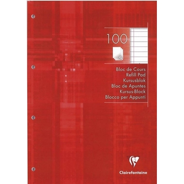 CLAIREFONTAINE Ringbuchblock A4 5818 liniert 100 Blatt