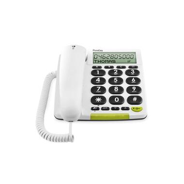 Doro Tischtelefon PhoneEasy 312cs Weiss