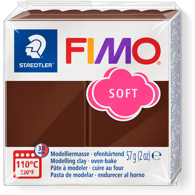 FIMO Knete Soft 57g 8020-75 schoko