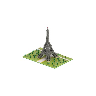 BRIXIES building block model Eiffel Tower made of 2814 building blocks