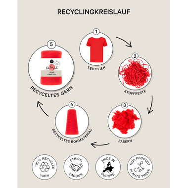 I AM CREATIVE Macrame Rope 6205.02 cream 5mm, 330g