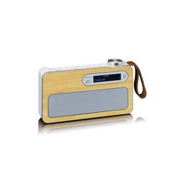 Lenco DAB+ Radio PDR-040 Bambus/Weiss