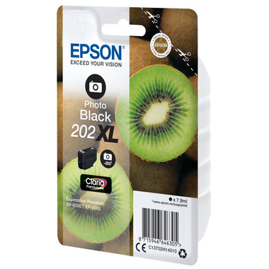 EPSON Tintenpatrone 202XL ph.schwarz T02H140 XP-6000/6005 800 Seiten