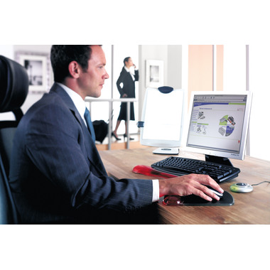 KENSINGTON Gel-Mousepad Duo 62402 blk/red