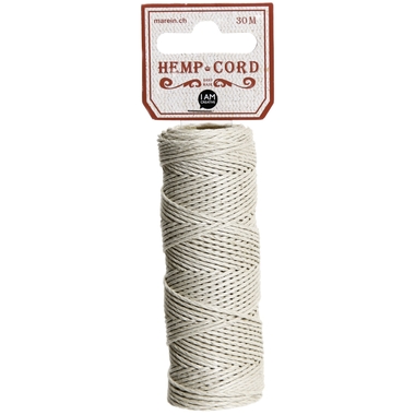 I AM CREATIVE Hanfkordel 4087.27 30 m, weiss