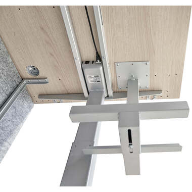 APOLLO Supporto per PC per scrivanie VRCPU/S grigio