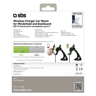 Support de voiture avec recharge sans fil