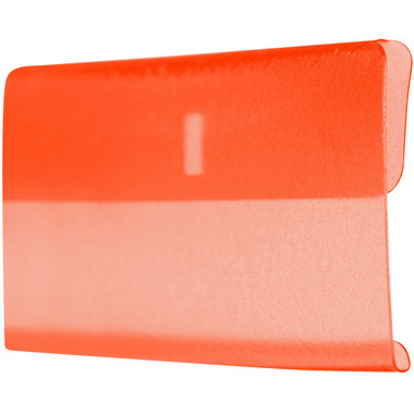 BIELLA Klarsichthülsen 60x30mm 27360235U orange 25 Stück