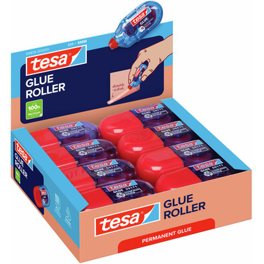 TESA Kleberoller Permanent Mini 598190000 Einweg, transparent 5mmx6m