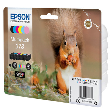 EPSON Multipack inch. 378 6-color T378840 XP-8500/8505