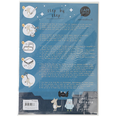 I AM CREATIVE Shrinkfolie A4 4010.49 glow in the dark, 5 Blatt