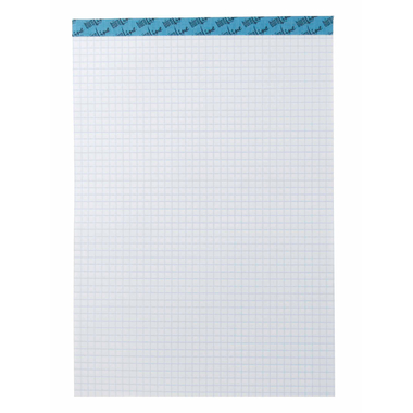 BÜROLINE Büroblock weiss A7 725270 kariert, 70g, 4mm 100 Blatt