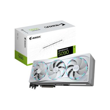 Gigabyte Graphics Card AORUS GeForce RTX 5090 STEALTH ICE 32G