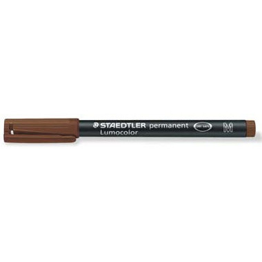 STAEDTLER Lumocolor permanent M 317-7 marrone